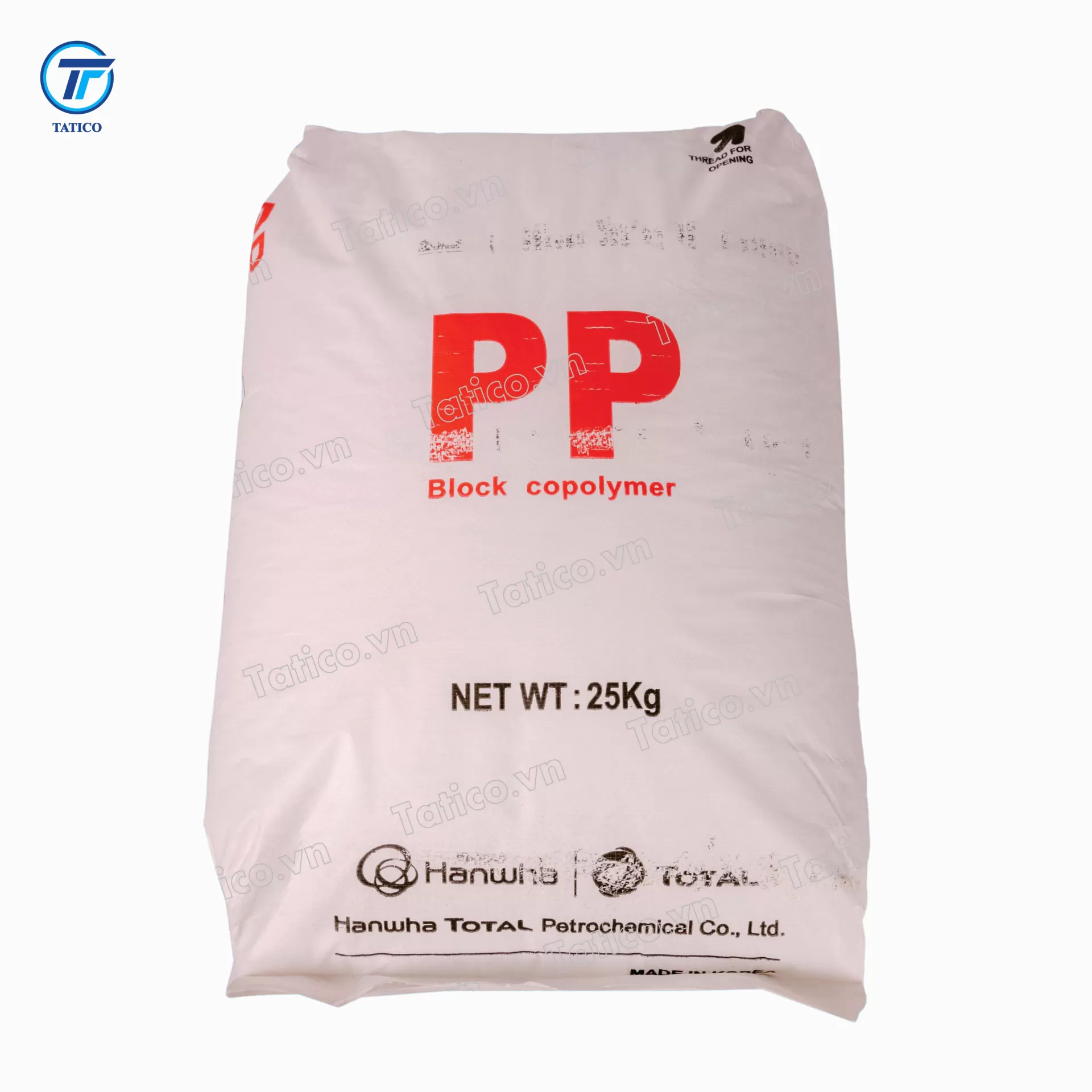 Hạt nhựa nguyên sinh PP BJ550 (Hàn Quốc)